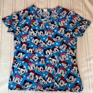 XS Disney Scrub Top